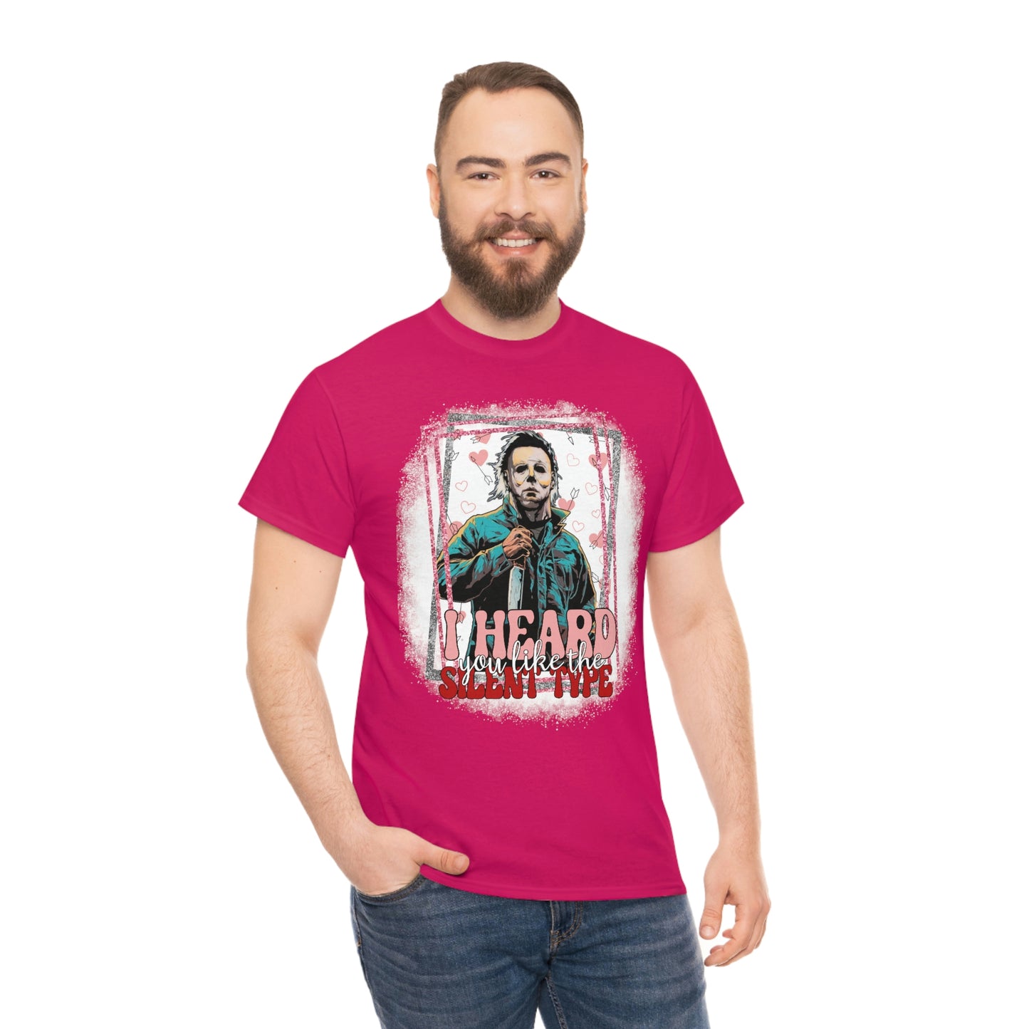'I Heard You Like The Silent Type' Cotton Tee