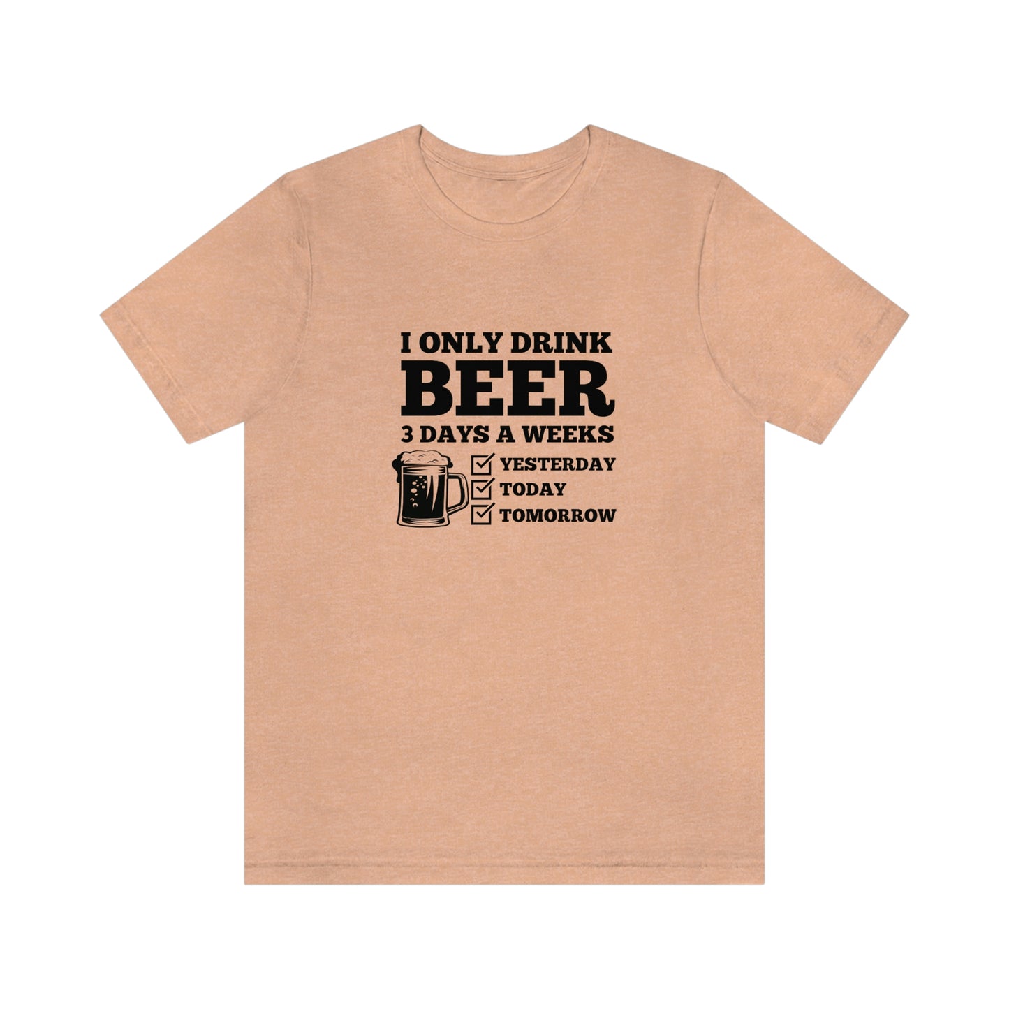 Drinking Beer Unisex Tee