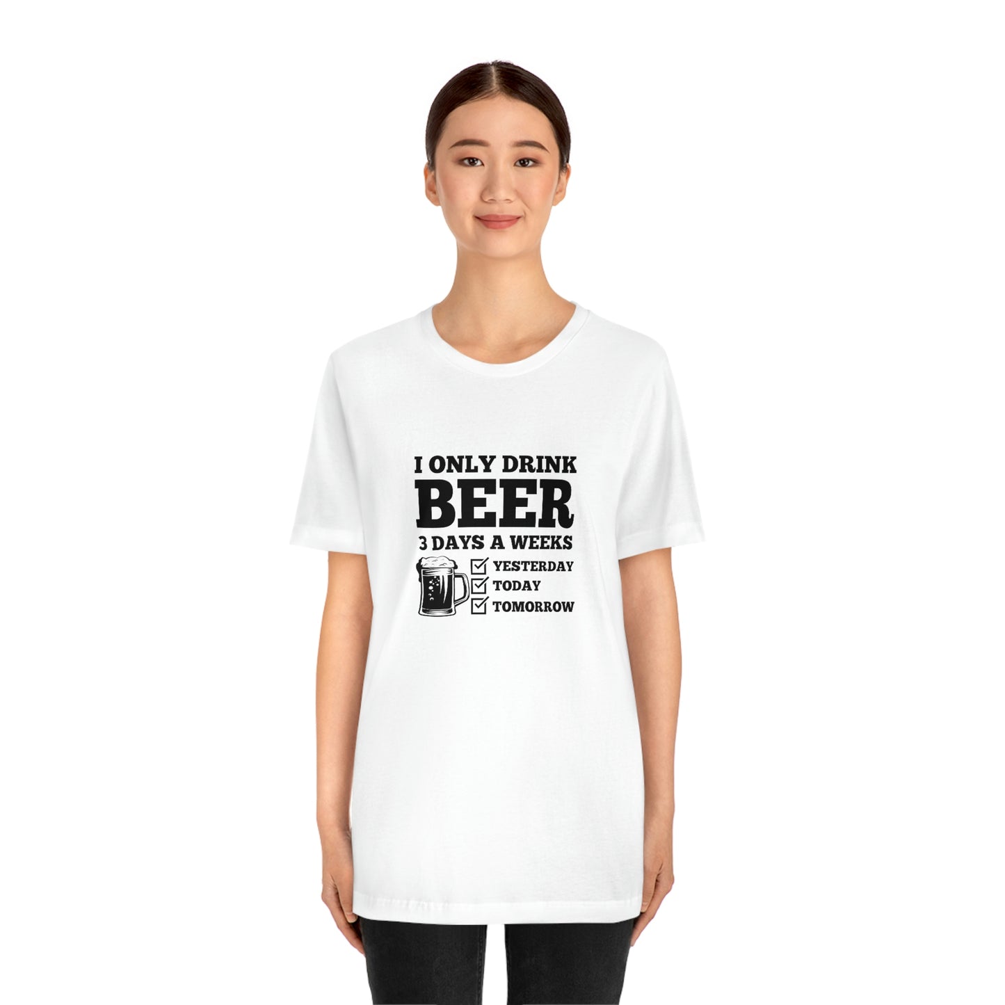 Drinking Beer Unisex Tee