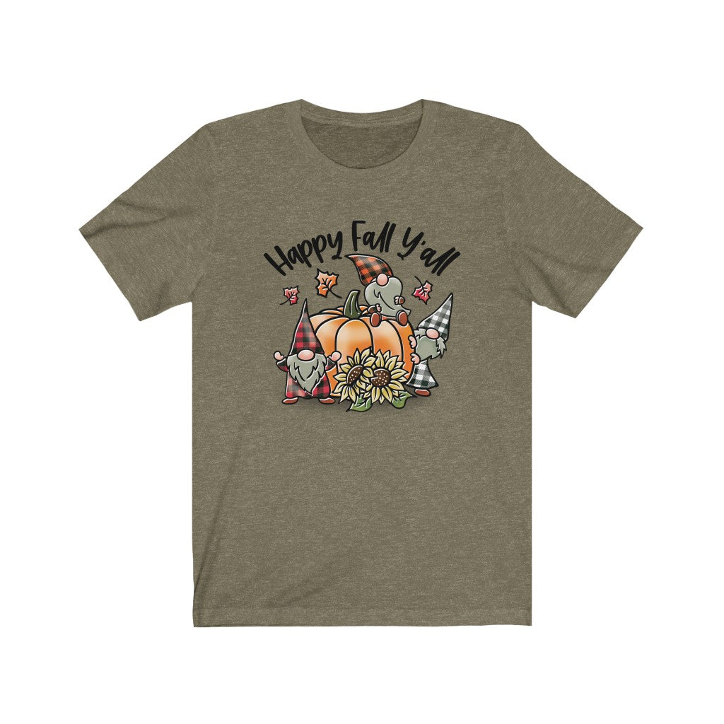 Happy Fall Y'all-Unisex Jersey Tee