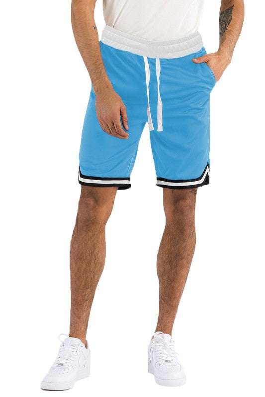 Men’s Solid Athletic Basketball Sports Shorts