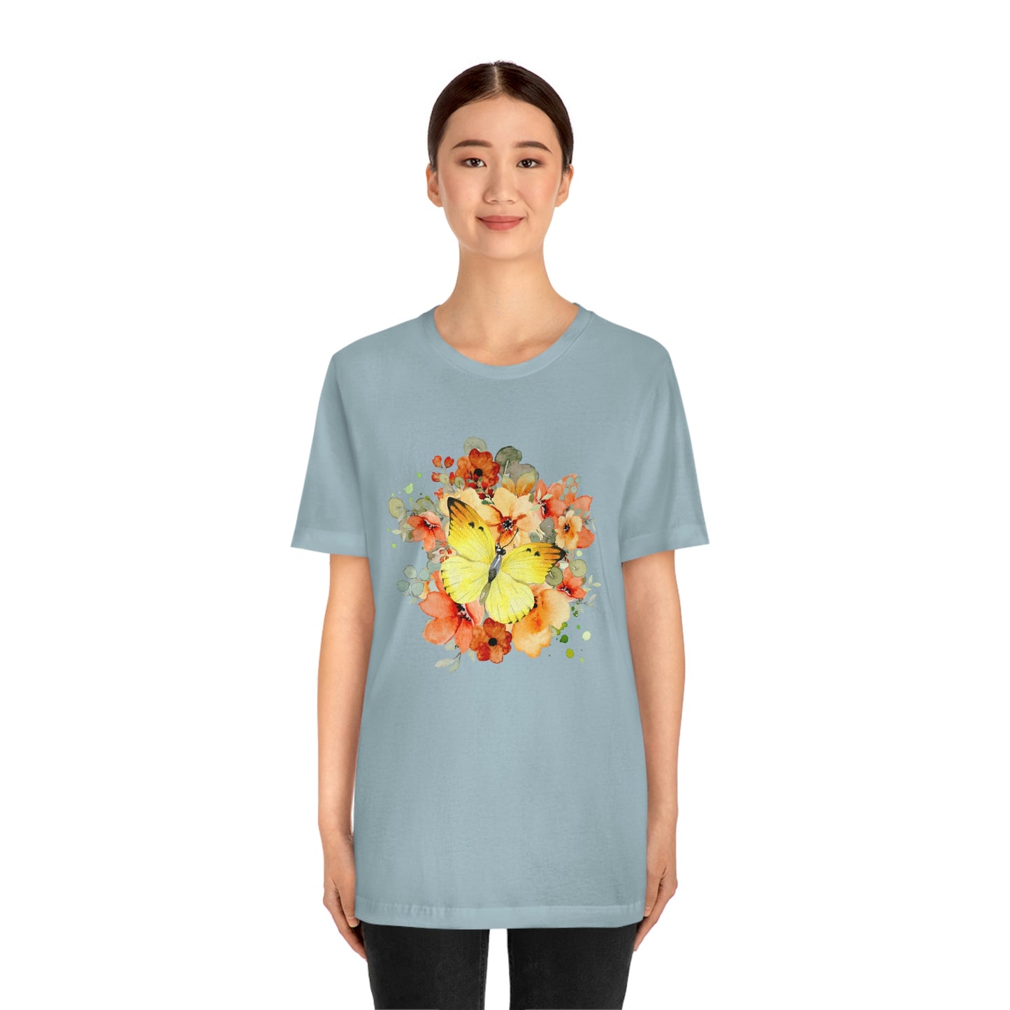 Floral Butterfly Tee