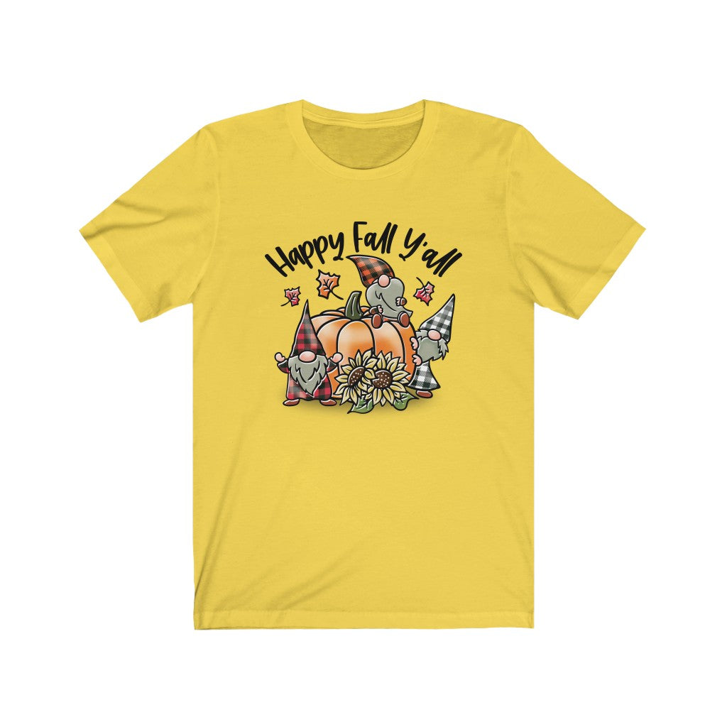 Happy Fall Y'all-Unisex Jersey Tee