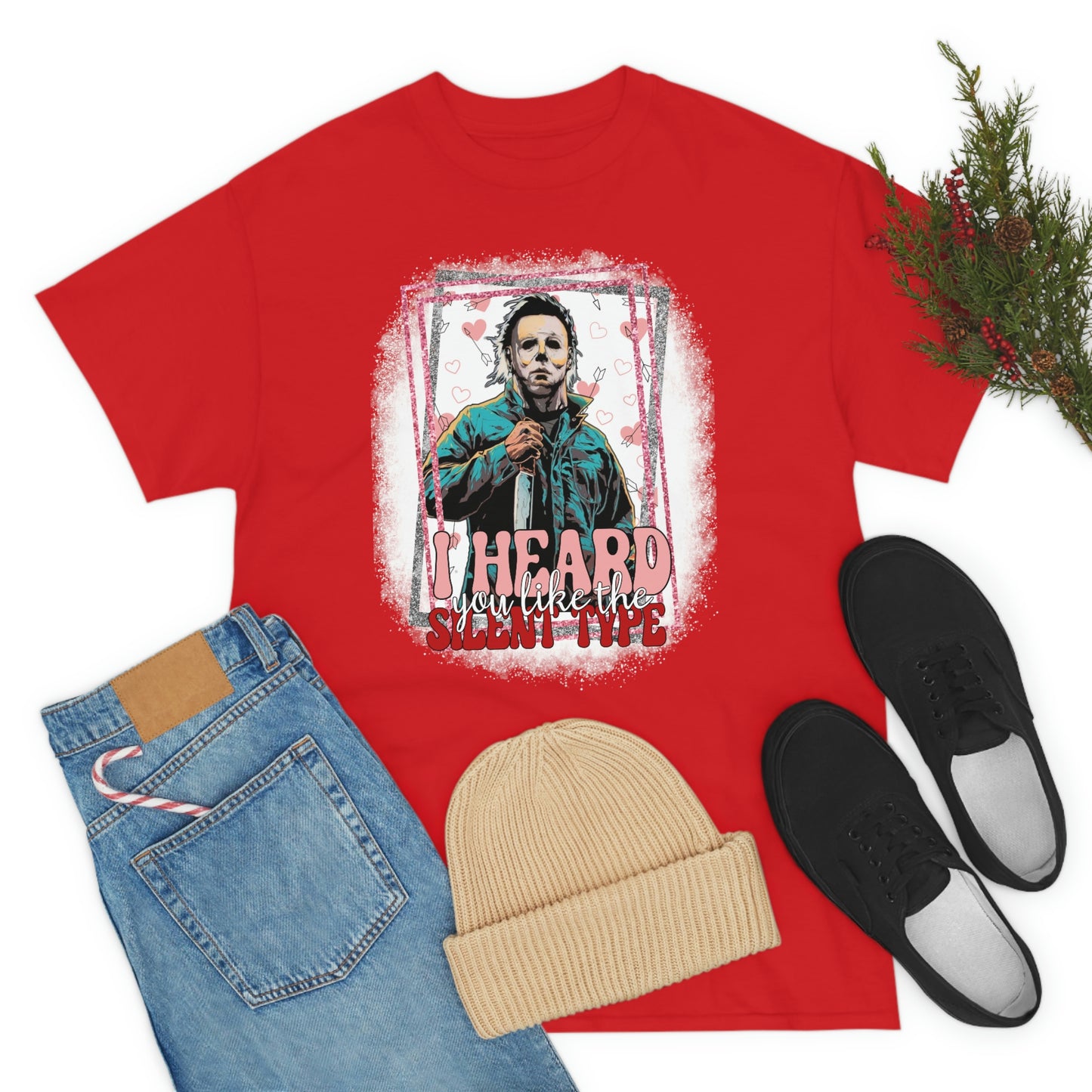 'I Heard You Like The Silent Type' Cotton Tee