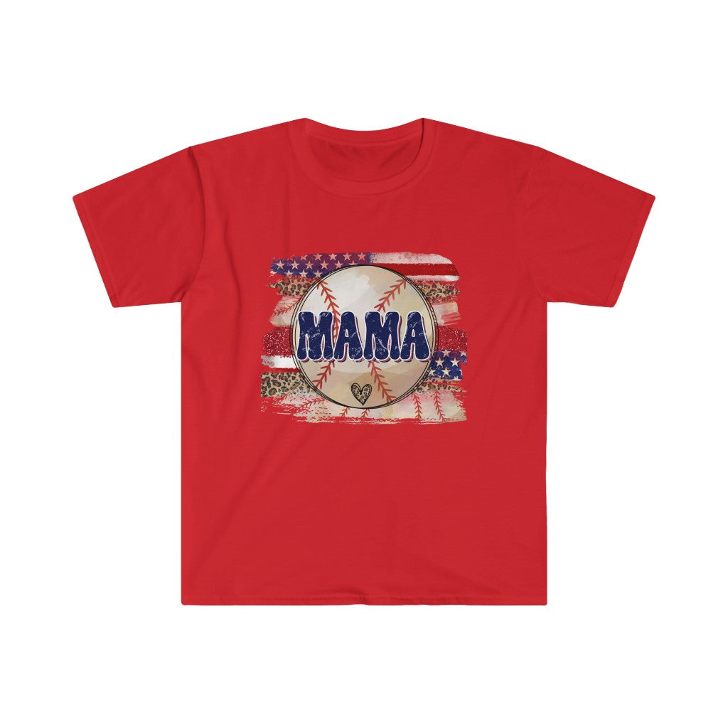 Baseball Mama Softstyle T-Shirt