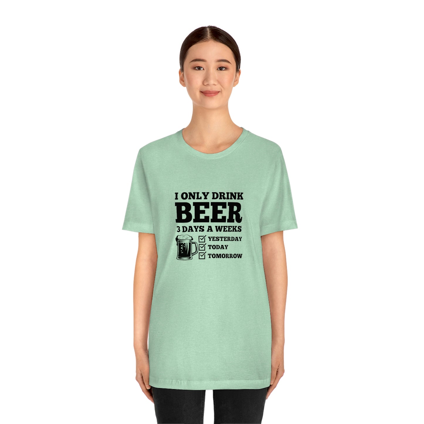 Drinking Beer Unisex Tee
