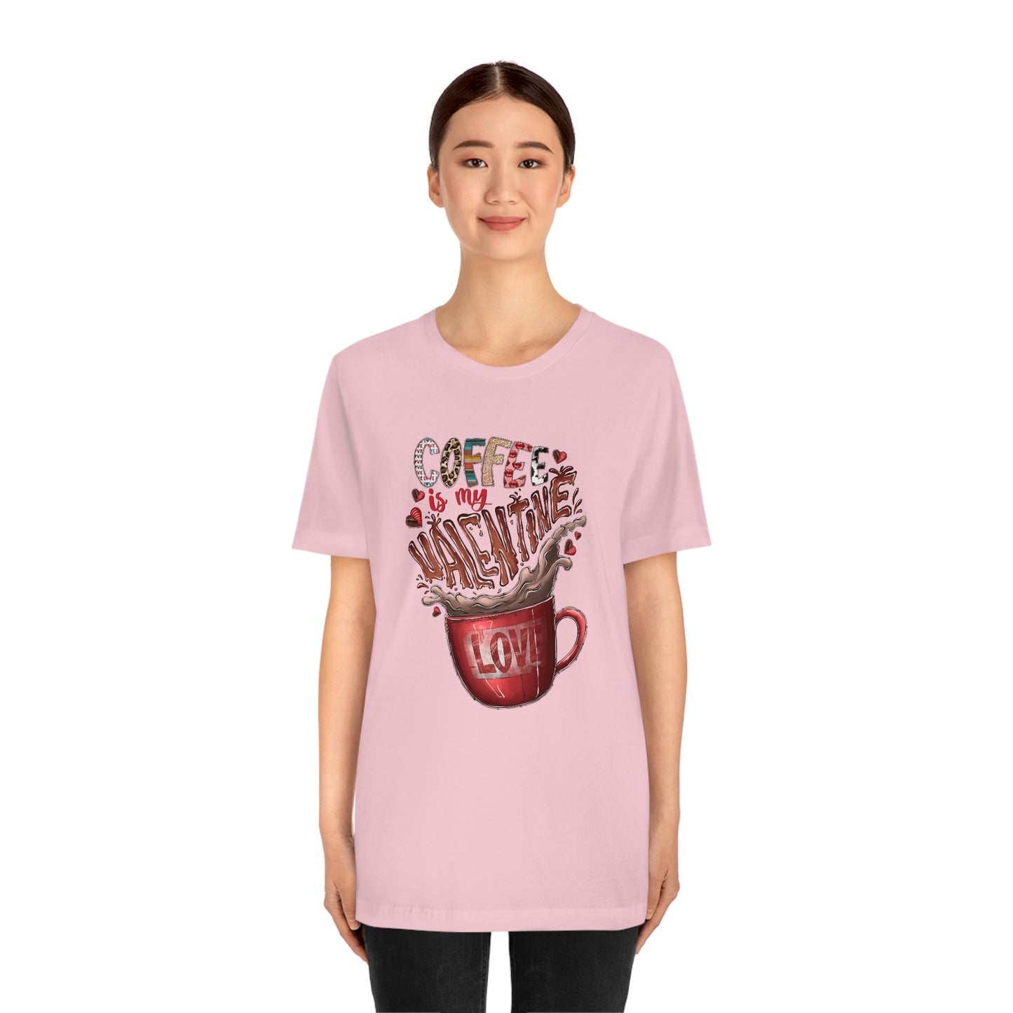 Coffee Is My Valentine Jersey Tee