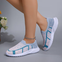 Breathable Mesh Round Toe Sneakers