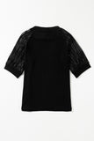 Round Neck Half Sleeve Top