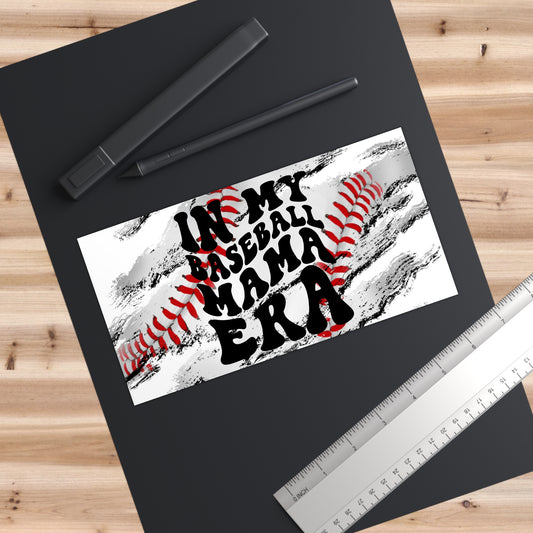 Baseball Mom Era Bumper Sticker