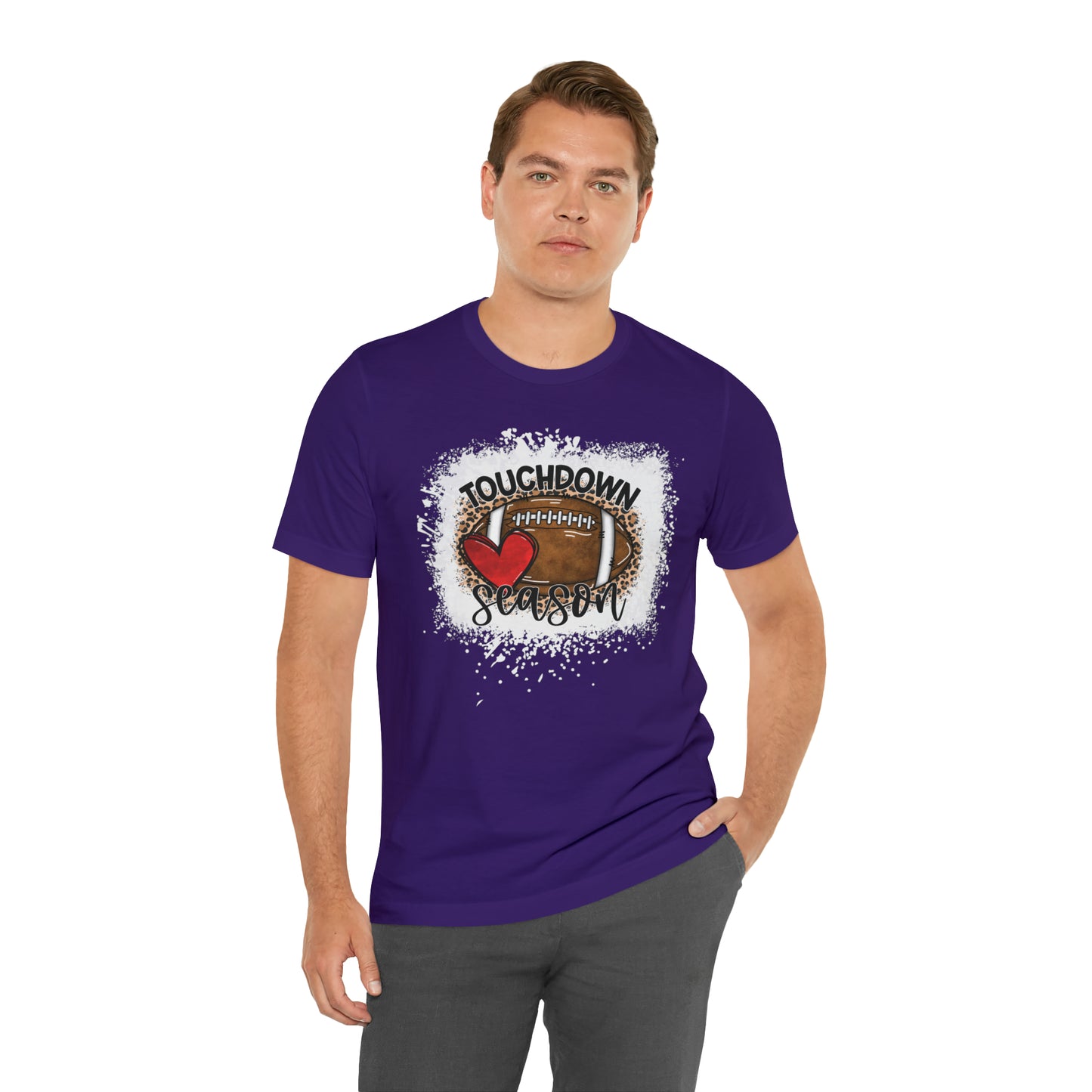 Unisex Touchdown Season Bella Canvas Short Sleeve Tee