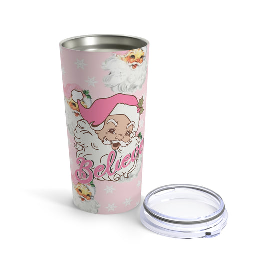 Pink Santa Tumbler 20oz