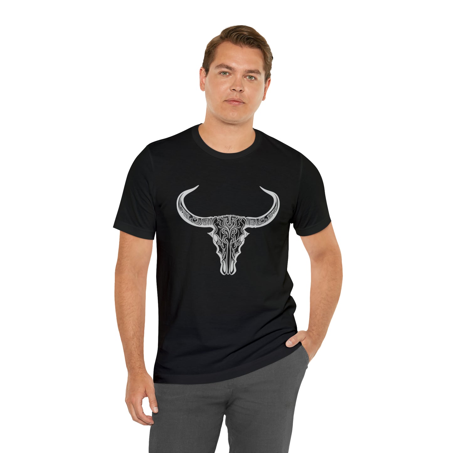 Longhorn Skull Unisex Short Sleeve Tee