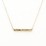 ‘Stay Strong’ Bar Pendant Necklace