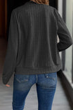 Baseball Collar Zip Up Long Sleeve Jacket