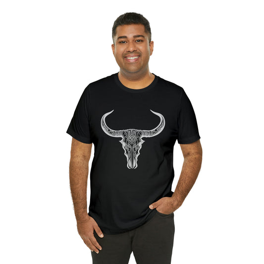 Longhorn Skull Unisex Short Sleeve Tee