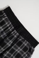 Plaid Wide Leg Pants