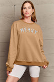 Simply Love Full Size MERRY Graphic Sweatshirt