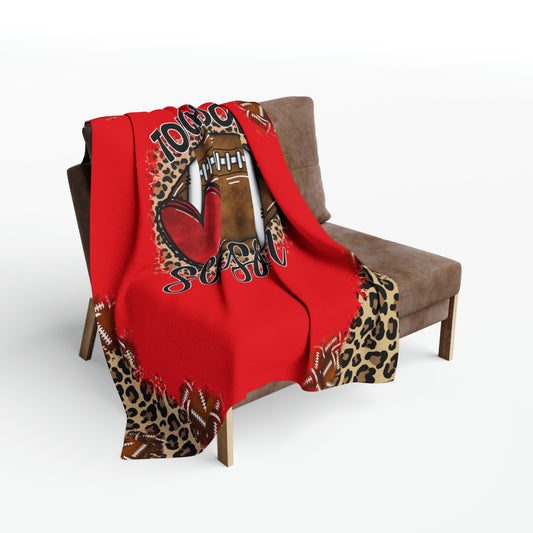Leopard Football Touchdown Season Arctic Fleece Blanket