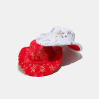 Fuzzy Snowflakes Polyester Hat