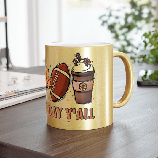 Game Day Metallic Mug (Silver\Gold)