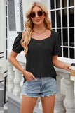 Eyelet Short Sleeve T-Shirt