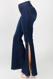 American Bazi Side Slit Flare Jeans