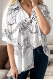 Printed Collared Neck Half Sleeve Shirt