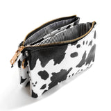 Faux Leather Animal Print Crossbody Purse