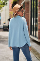 Button Up Collared Neck Long Sleeve Shirt