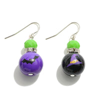 Wicked Halloween Ball Drop Earrings