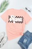 MAMA Round Neck Short Sleeve T-Shirt