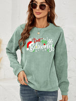 DON'T STOP BELIEVING Graphic Sweatshirt