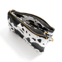 Faux Leather Animal Print Crossbody Purse