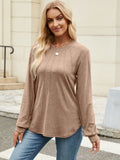 Round Neck Long Sleeve T-Shirt