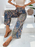 Printed Wide Leg Pants