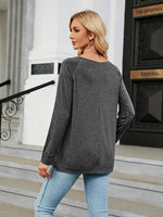 Round Neck Long Sleeve T-Shirt