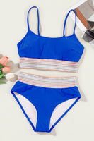 Scoop Neck Spaghetti Strap Bikini Set