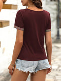 V-Neck Short Sleeve T-Shirt