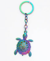 Multicolor Sea Turtle Key Chain