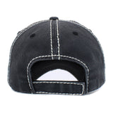 Distressed Momster Patched Baseball Cap