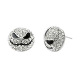 J Skelly Rhinestone Earrings