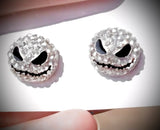 J Skelly Rhinestone Earrings