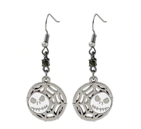 Jack Spider Web Dangle Earrings