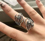 Vintage Wrap Around Skull Ring