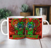 Halloween Themed 3D Effect Ceramic Mugs