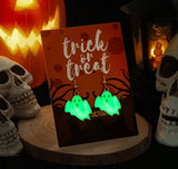 Halloween Glow in the Dark Ghost Earrings