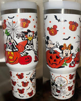 Goof & Troops Halloween Themed 40oz Tumbler with Handle