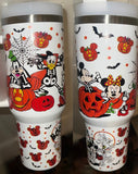 Goof & Troops Halloween Themed 40oz Tumbler with Handle