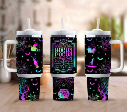 Vibrant Hocus Pocus 40 oz Tumbler w/ handle